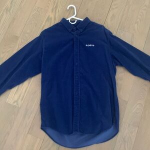 Supreme corduroy button down shirt.